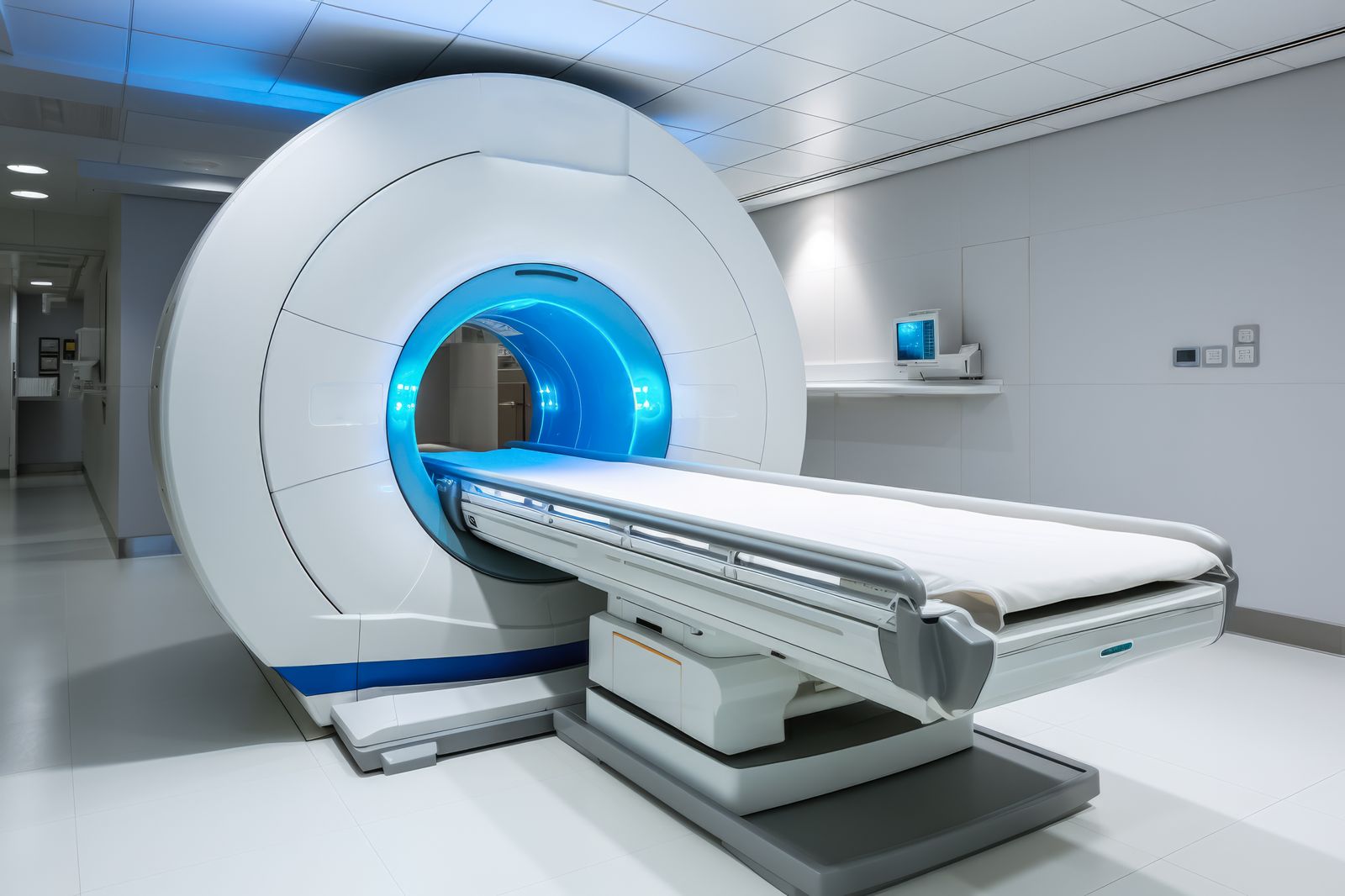MRI scanner in hospital imaging suite - IT support for imaging centers