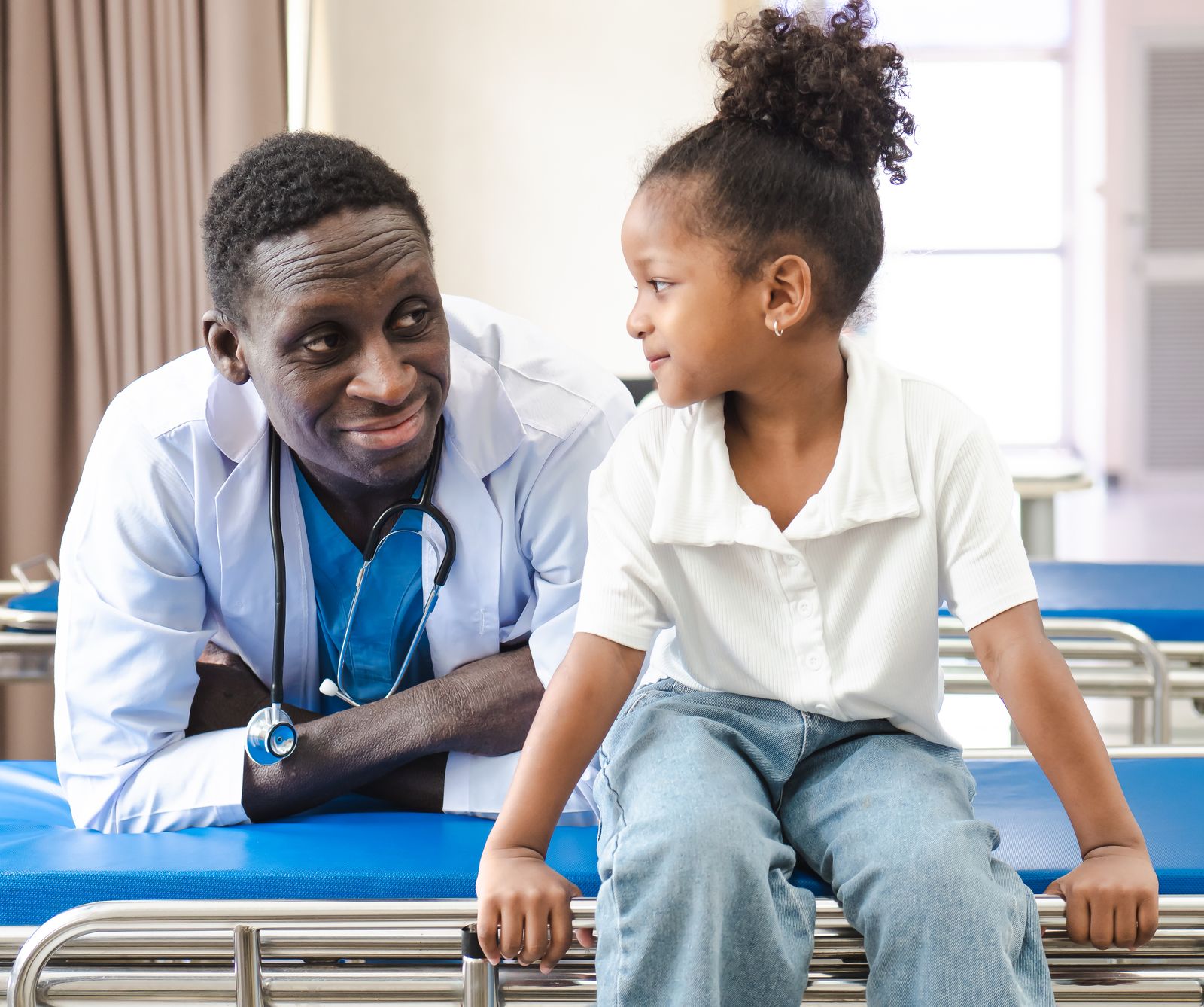 Pediatric Practice IT Services Pediatrician with young patient - IT services for pediatric practices
